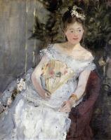 Morisot, Berthe - Portrait of Marguerite Carre